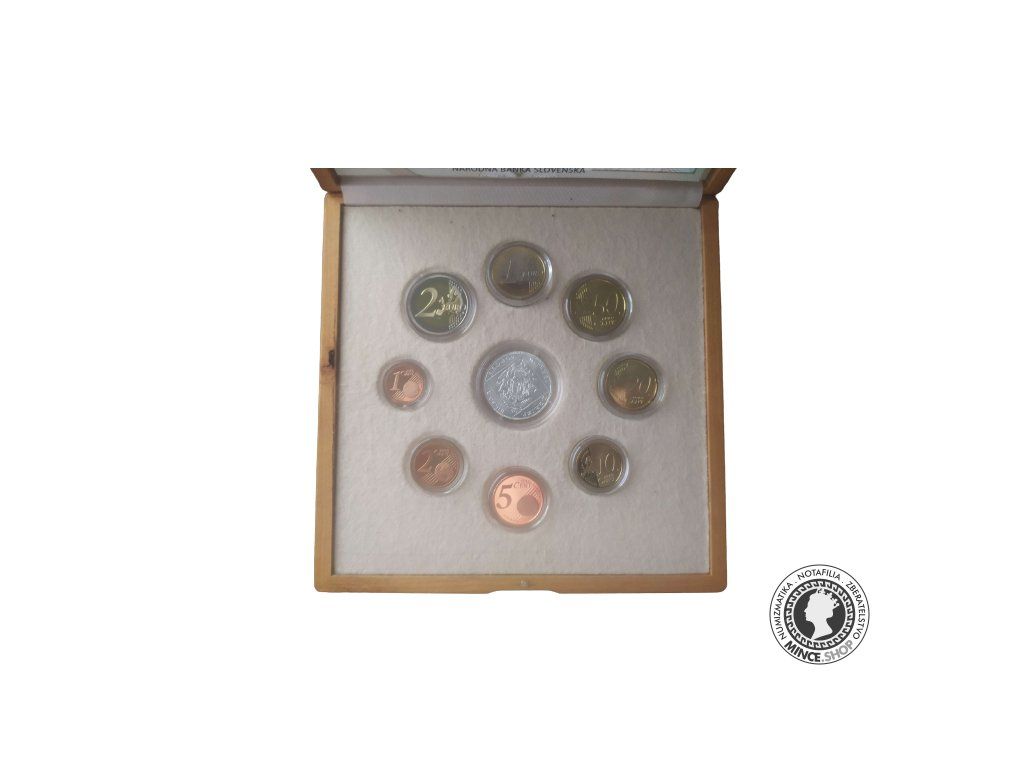 Sady € mincí - Maria Terezia - 2017 / Proof - drevená kazeta