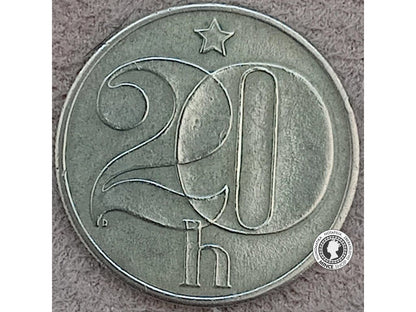 20 halier - Česko-Slovensko - 1988