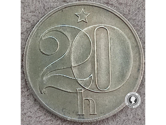 20 halier - Česko-Slovensko - 1989