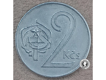 2 koruna - Česko-Slovensko - 1986