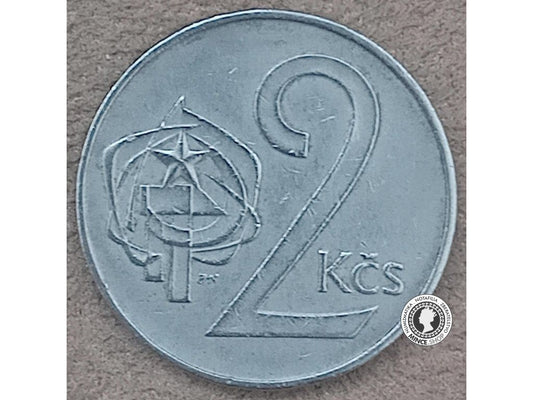 2 koruna - Česko-Slovensko - 1986