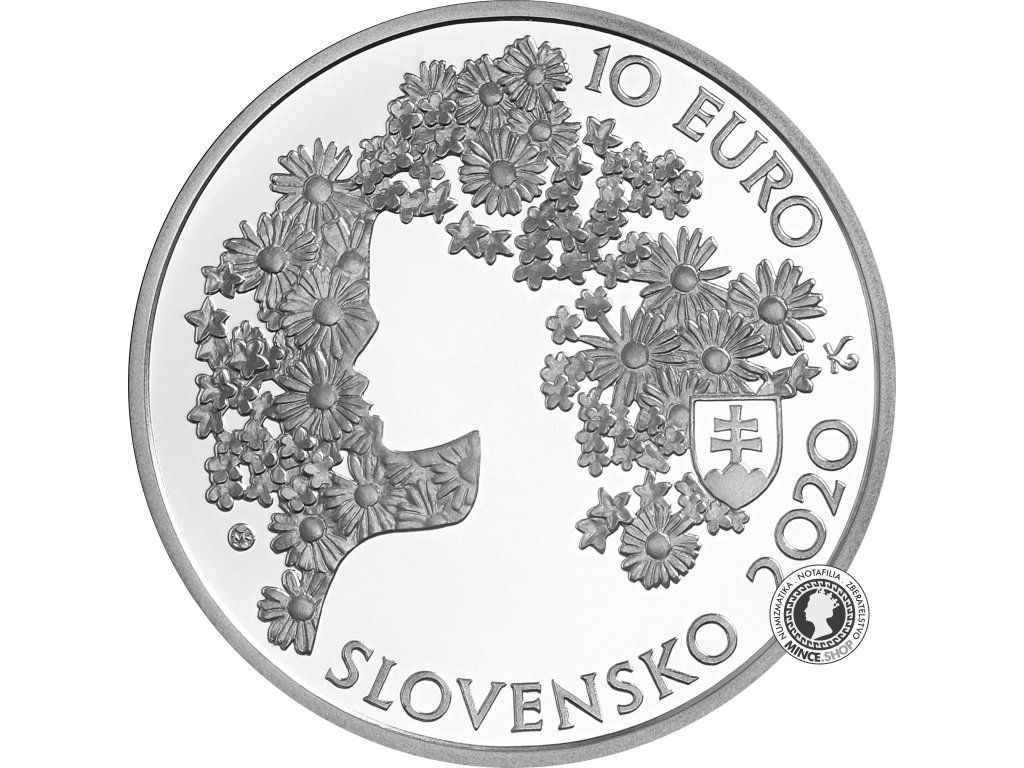 Strieborná minca Ag 10 €/2020 BK Andrej Sládkovič - 200. výročie narodenia
