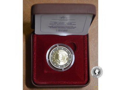 2€ minca - Štefánik - 2019 / proof - 100. výročie úmrtia Milana Rastislava Štefánika