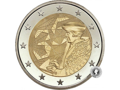 2€ minca - Erasmus - 2022 / proof - 35. výročie programu Erasmus
