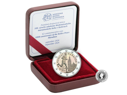 2 euro 2024 Slovensko PROOF, Medzinárodný maratónsky beh v Košiciach