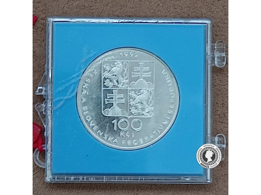 100 Kčs/1992 - Lydice a Ležáky - PROOF
