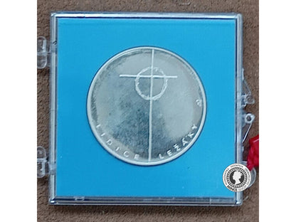 100 Kčs/1992 - Lydice a Ležáky - PROOF