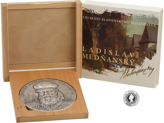 Strieborná medaila - Velikáni Slovenského maliarstva - Ladislav Medňanský