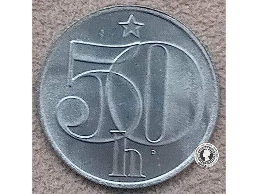 50 halier - Česko-Slovensko - 1988 - UNC