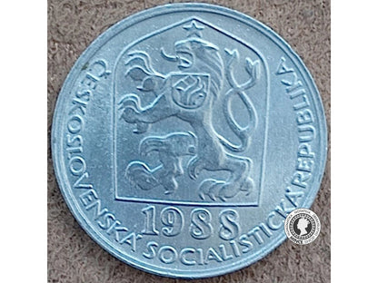 5 halier - Česko-Slovensko - 1988 - UNC