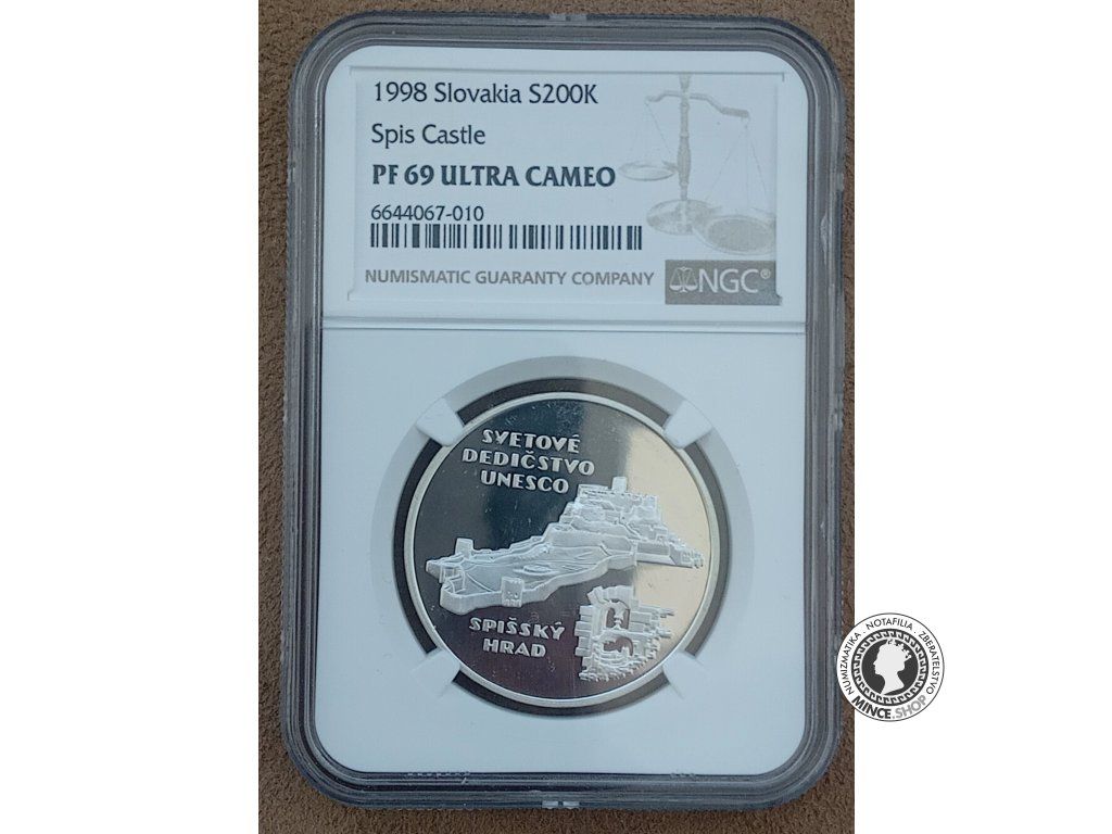 200 Sk/1998 - Spišský hrad - Svetové dedičstvo UNESCO - PF 69