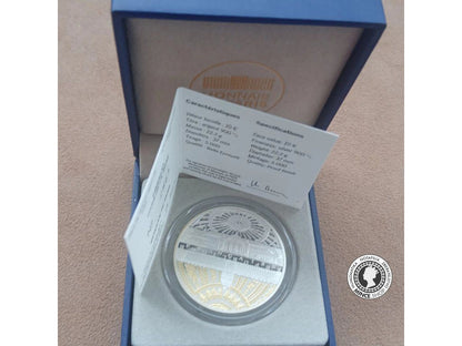 10€ strieborná minca 2015 UNESCO - Rives de Seine - Invalides - Grand Palais