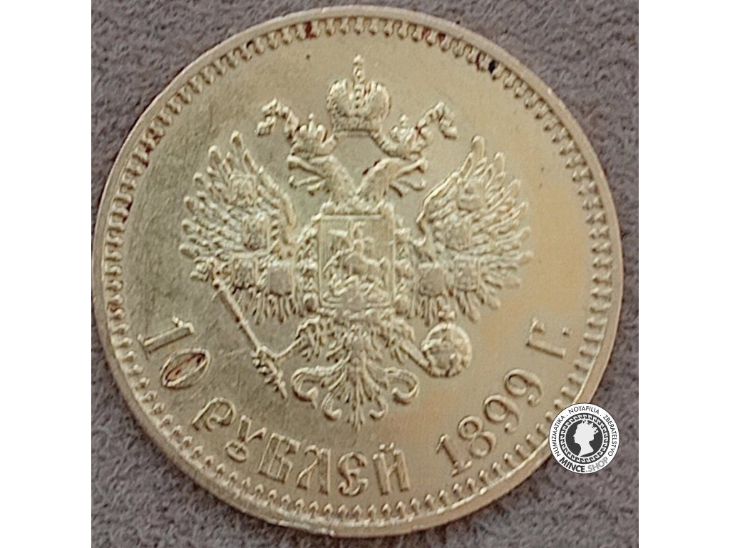 10 rubeľ - Cárske Rusko - 1899