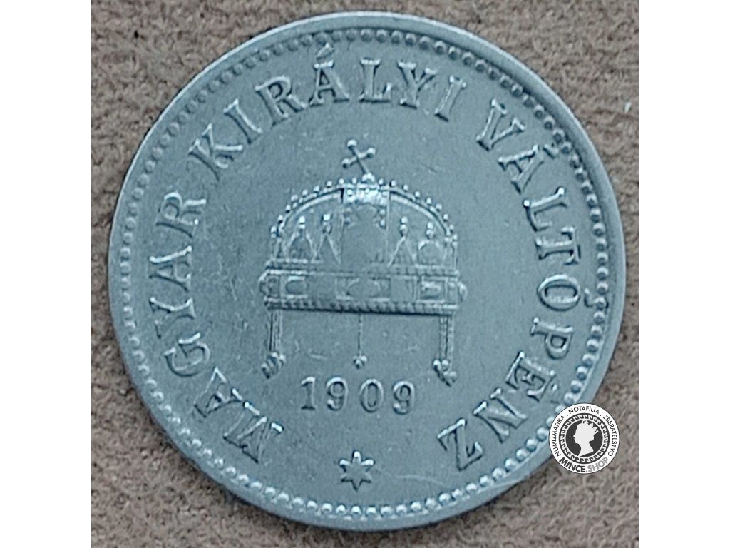 10 filler - Rakúsko-Uhorsko - 1909