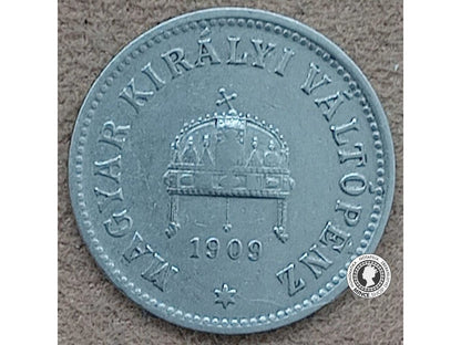 10 filler - Rakúsko-Uhorsko - 1909