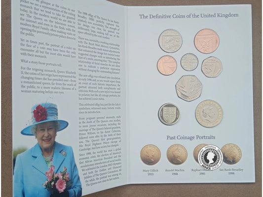 2015 UNC Veľká Británia THE FOURTH CIRCULATING COINAGE PORTRAIT sada