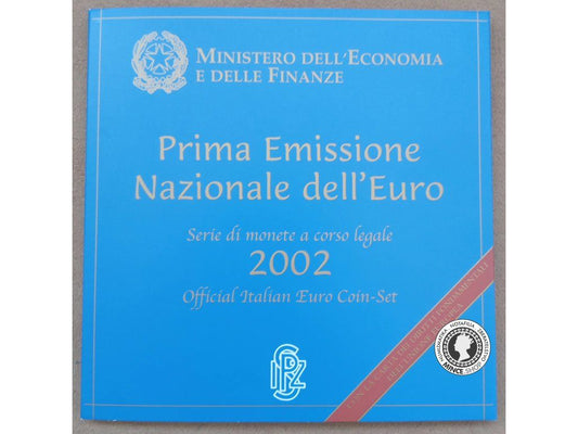 2002 Taliansko PRIMA EMISSIONE NAZIONALE DELL EURO sada