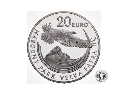 Strieborná minca Ag Proof 20€ / 2009 - Národný park Veľká Fatra