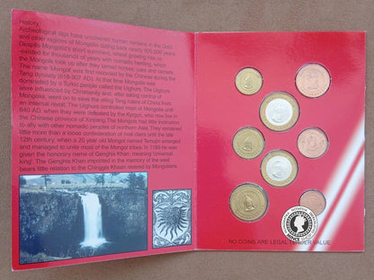 2005 Mongolsko €URO VZORY sada