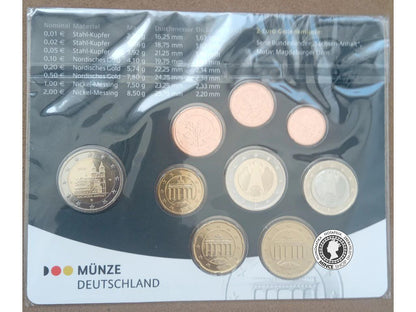 2021 Nemecko EURO-MUNZEN sada