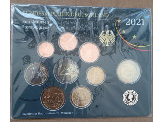 2021 Nemecko EURO-MUNZEN sada