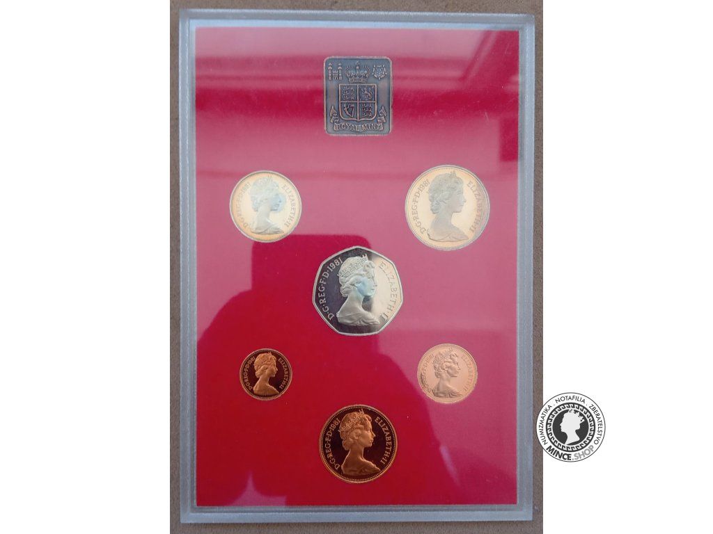 1981 UNC Veľká Británia ELIZABETH R sada