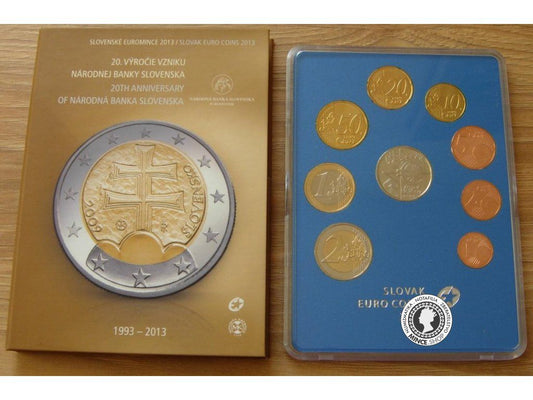2013 Sada mincí SR - 20.výročie vzniku NBS plexi
