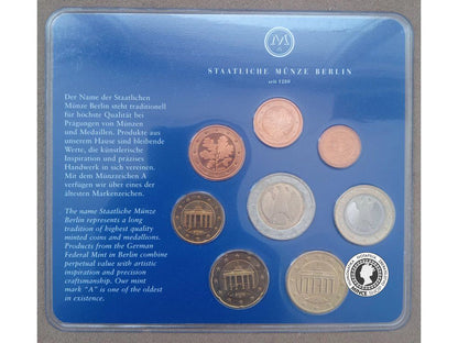2002 Nemecko MINCOVŇA BERLÍN € sada