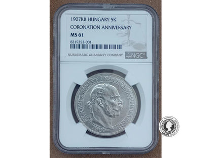 5 korona - Rakúsko-Uhorsko - 1907 - MS 61