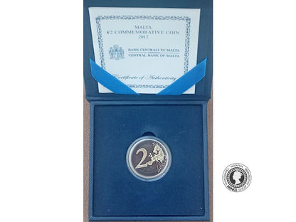 2€ minca - Malta 2012 - Majority Representation 1887 - PROOF
