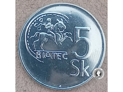 5 koruna - Slovensko - 2002 - UNC