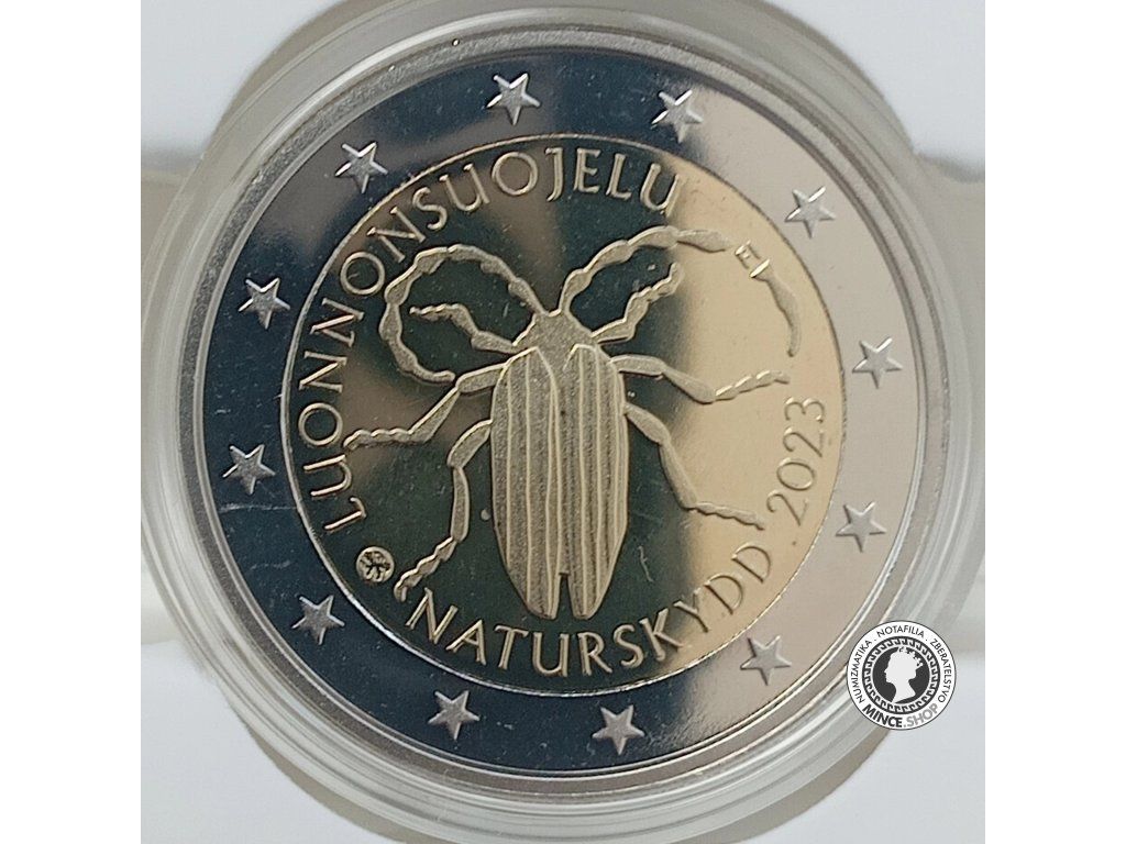 2 euro 2023 Fínsko PROOF - Finlands first nature conservation act 2023