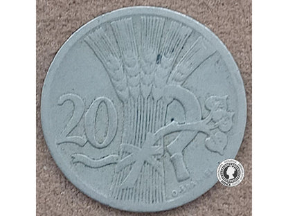 20 halier - 1.ČSR - 1925