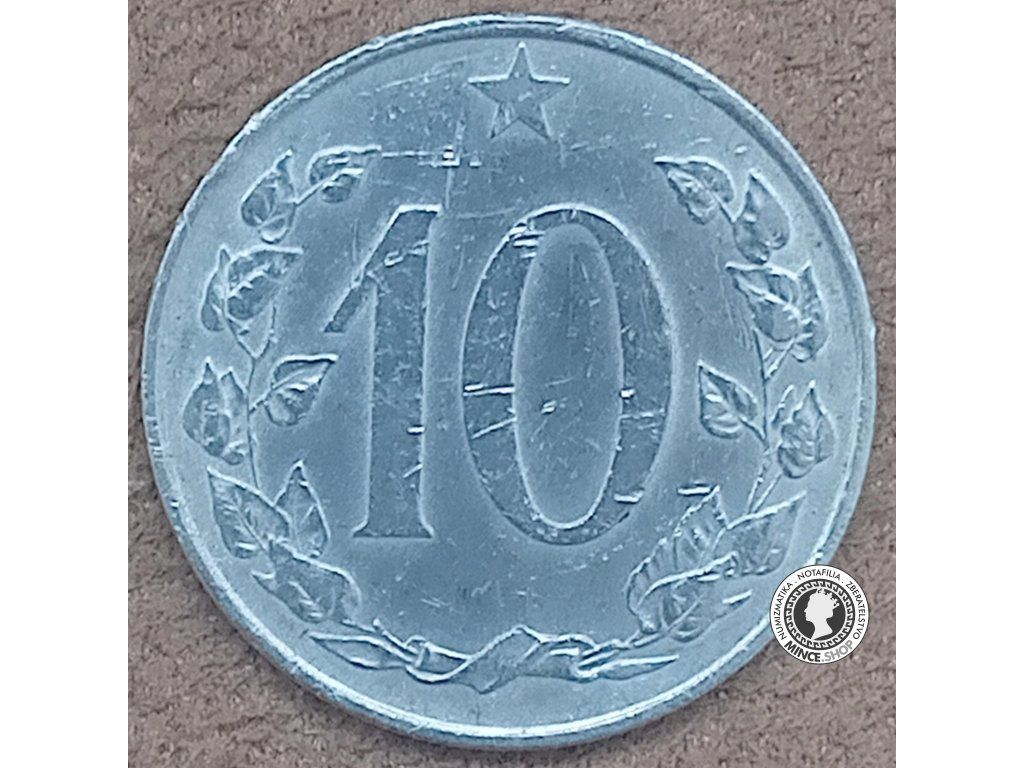 10 halier - Česko-Slovensko - 1953 RR