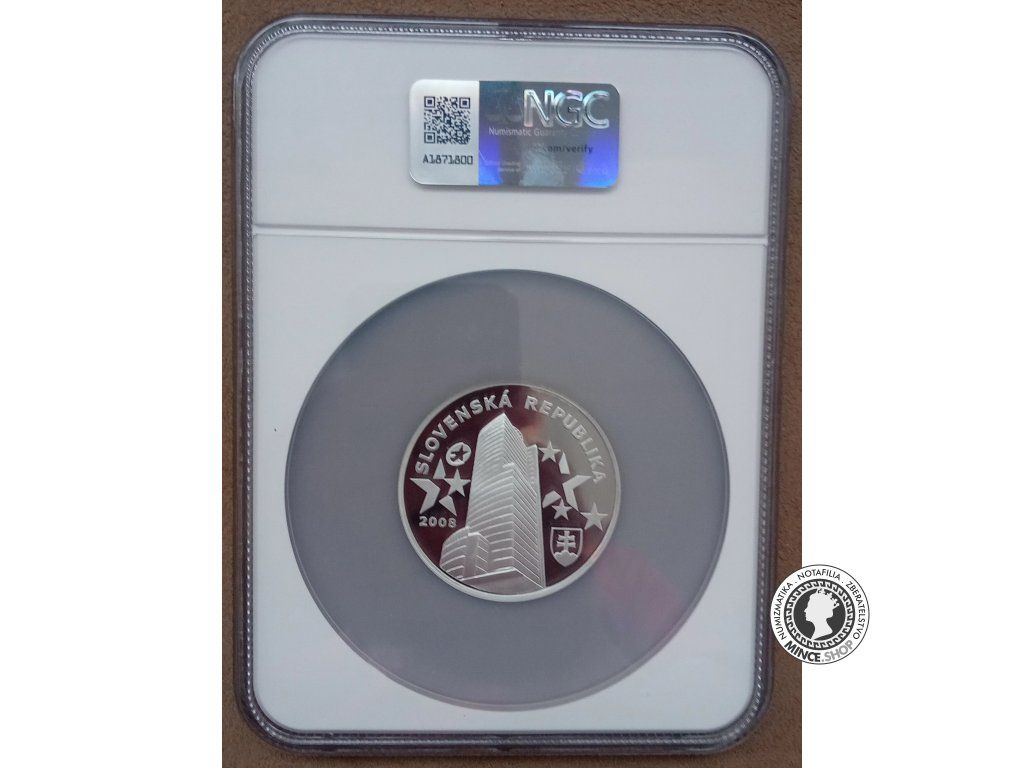 Minca Proof - SK 1000 / 2008 - Rozlúčka so slovenskou korunou - PF 69 ULTRA CAMEO