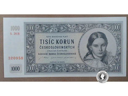 1000 Korún - 1945 - ČSR