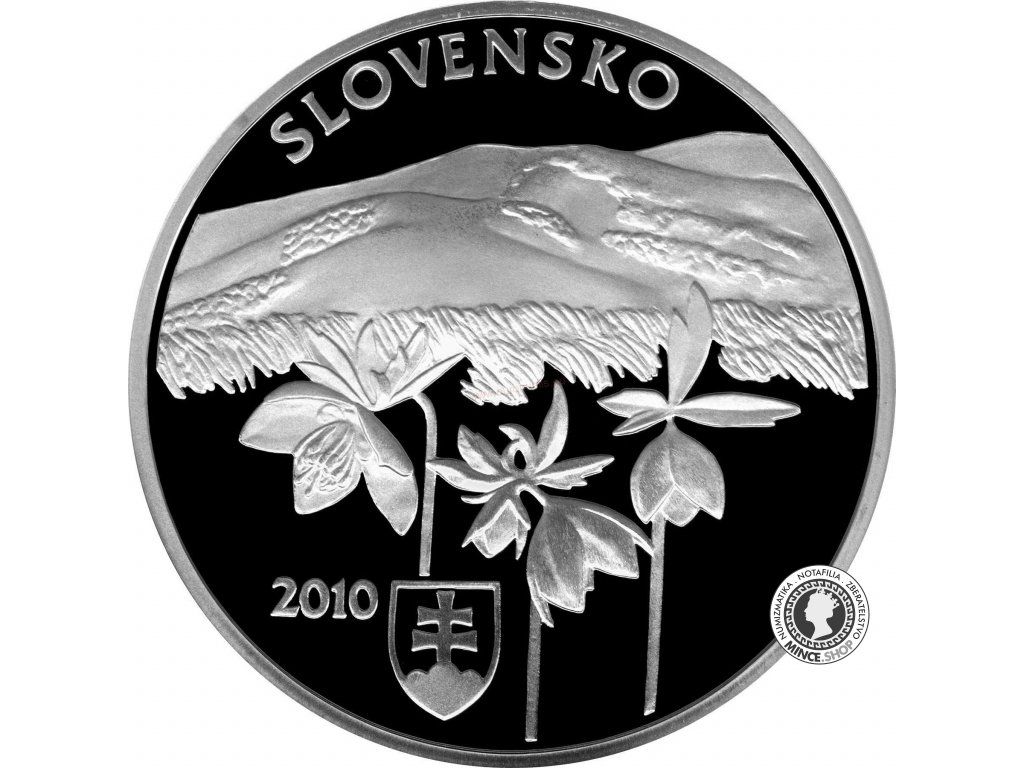 Strieborná minca Ag Proof 20€ / 2010 - Národný park Poloniny