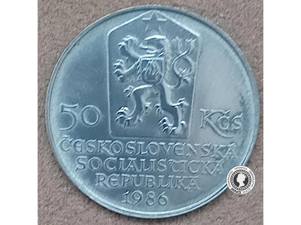 50 koruna 1986 - Bratislava - BK